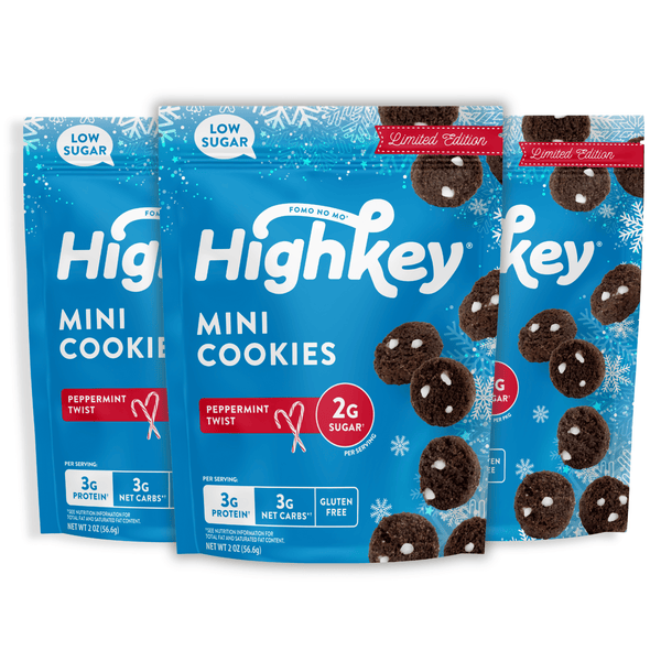 Mini Cookies: Peppermint Twist (3 Pack - 2 oz bags) – HighKey
