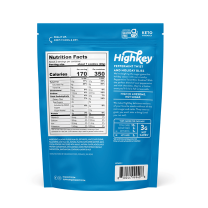 Mini Cookies: Peppermint Twist (3 Pack - 2 oz bags)