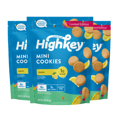 HighKey Lemon Gluten free grain free Cookies