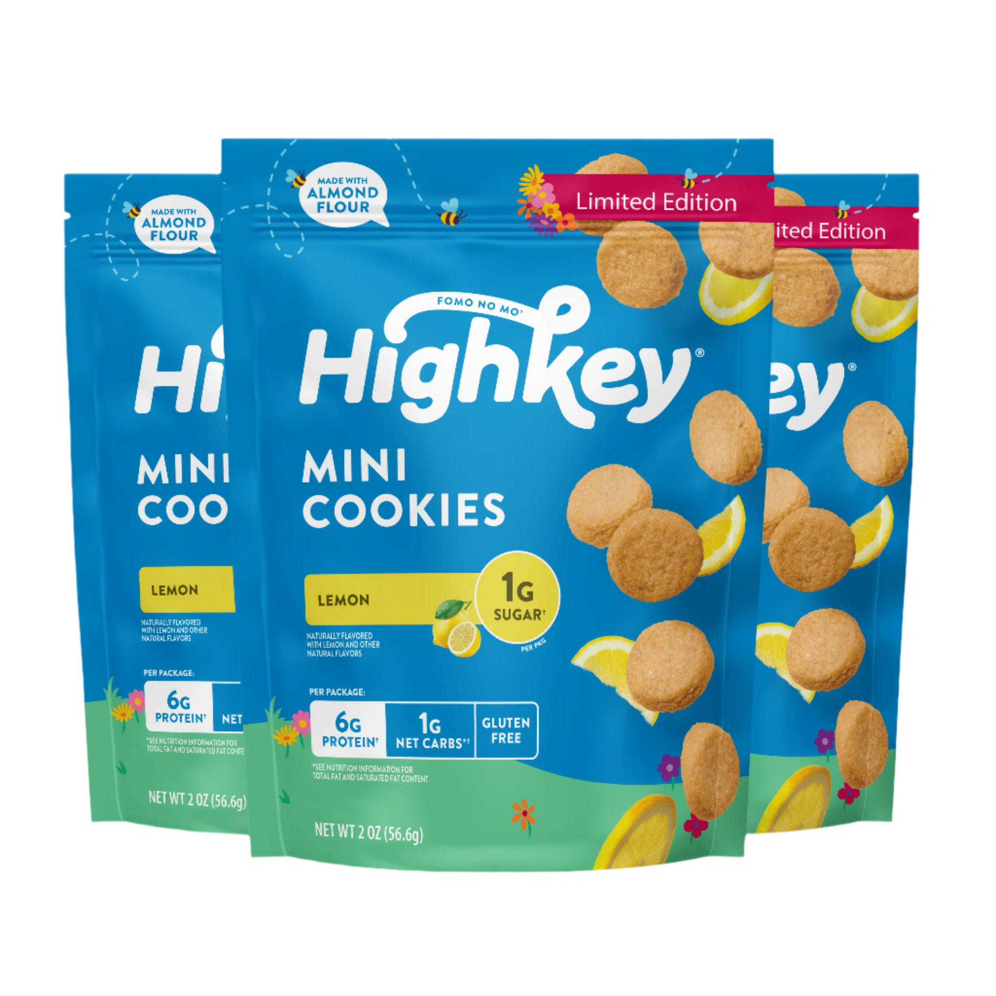 HighKey Lemon Gluten free grain free Cookies