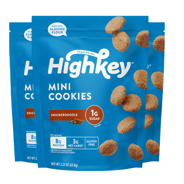 Mini Cookies: Snickerdoodle (3 Pack - 2.25 oz bags) – HighKey