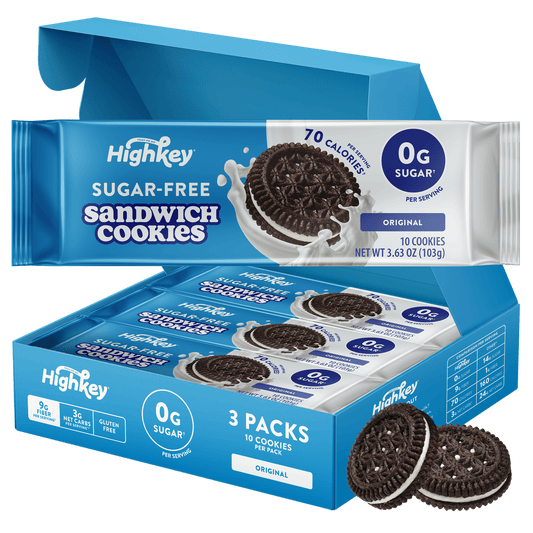Sugar Free Sandwich Cookies (3 Packs of 10 Cookies)