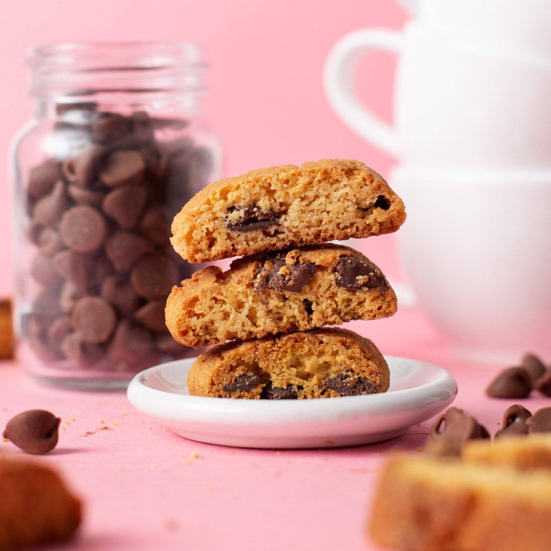 NEW! Mini Biscotti Cookies: Chocolate Chip-Biscotti-HighKey