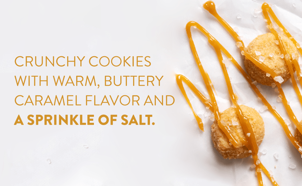 Mini Cookies: Salted Caramel